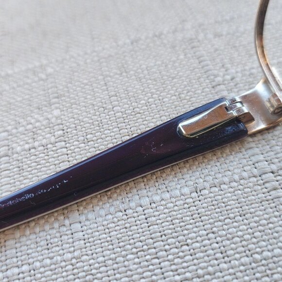 Vera Bradley Women Eyeglasses Sunglasses Frame Gold Tone VB ADRIAN Glasses - Picture 10 of 13